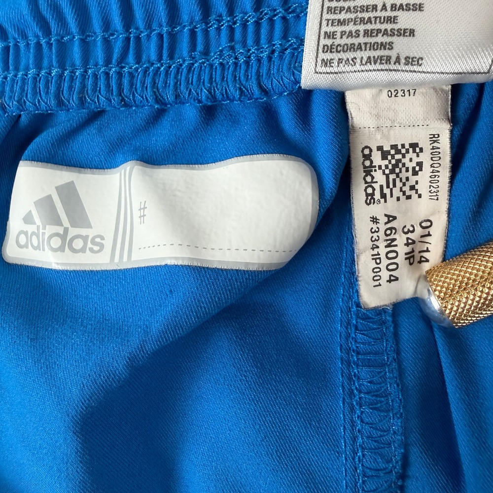 Adidas Shorts Mens XL Blue White UCLA Team Issue Embroidered Athletic Training‎ - Picture 5 of 10